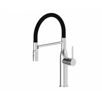 Смеситель для кухни с гибким изливом Vieir (Виеир) V15055 Сатин