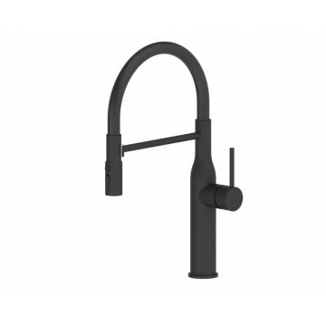 Смеситель для кухни с гибким изливом Vieir (Виеир) V15055-C Черный