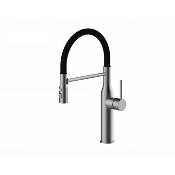 Смеситель для кухни с гибким изливом Vieir (Виеир) V15055-G Графит