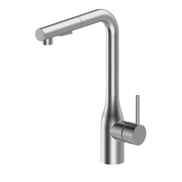 Смеситель для кухни Vieir (Виеир) V15053 выдвижной,поворотный, сатин