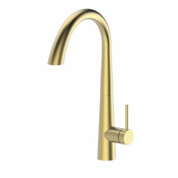 Смеситель для кухни Vieir (Виеир) V15058-S выдвижной,поворотный, матовое золото