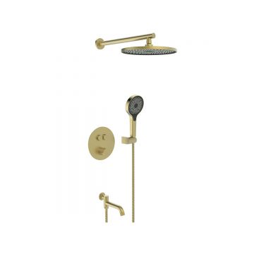 Душевая система Vieir (Виеир) V25005-3S, матовое золото