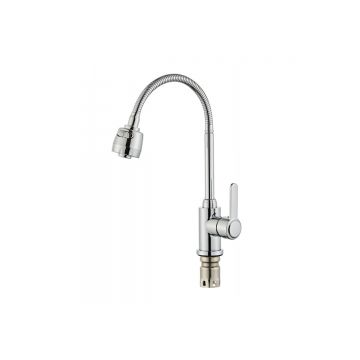 Смеситель для кухни Vieir (Виеир) с гибким изливом V15038-S Хром