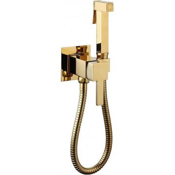 Гигиенический душ со смесителем CeramaLux (Керамалюкс) KBS/003, золото