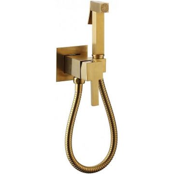 Гигиенический душ со смесителем CeramaLux (Керамалюкс) KBS/007, золото матовое