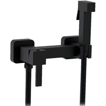 Гигиенический душ со смесителем CeramaLux (Керамалюкс) DBS/001, черный матовый