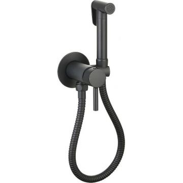 Гигиенический душ со смесителем CeramaLux (Керамалюкс) KRS/001, черный матовый