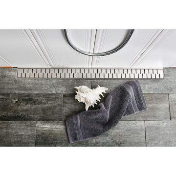 Душевой лоток 45 см Creto (Крето) Snake CRE-450 SH с решеткой. хром