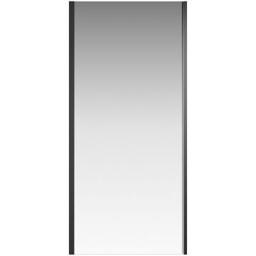 Боковая перегородка Creto (Крето) Astra 80х195 см 121-SP-800-C-B-6 профиль черный. стекло прозрачное