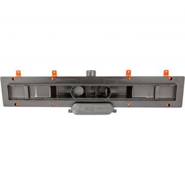 Душевой лоток 95 см Creto (Крето) Uni CRE-950 UB с решеткой. черный