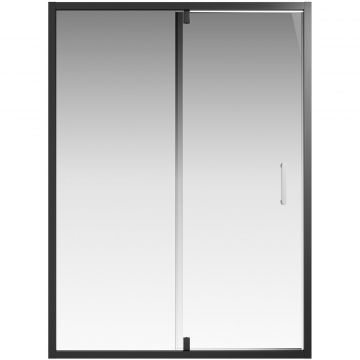 Душевая дверь Creto (Крето) Astra стекло прозрачное профиль черный 140х195 см 121-WTW-140-C-B-6