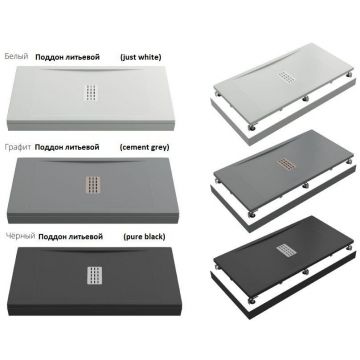 Душевой поддон Creto (Крето) Etna 140х90 см 2-0066 черный