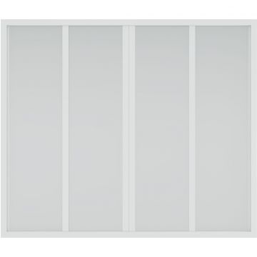 Душевая шторка на ванну Creto (Крето) Avalon 2.0 170х145 см SH00065 профиль белый. стекло прозрачное