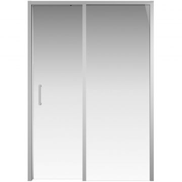 Душевой уголок Creto (Крето) (без поддона) Nota стекло прозрачное профиль хром 140х70см 122-WTW-140-C-CH-6 + 122-SP-700-C-CH-6