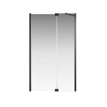 Душевой уголок Creto (Крето) (без поддона) Tenta стекло прозрачное профиль черный 120х70 см 123-WTW-120-C-B-8 + 123-SP-700-C-B-8