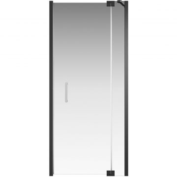 Душевой уголок Creto (Крето) (без поддона) Tenta стекло прозрачное профиль черный 90х70 см 123-WTW-90-C-B-8 + 123-SP-700-C-B-8