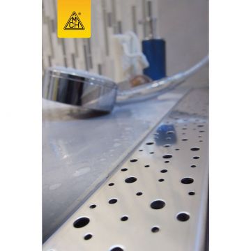 Душевой лоток 35 см Creto (Крето) Points CRE-350 PH с решеткой. хром