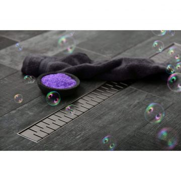 Душевой лоток 35 см Creto (Крето) Snake CRE-350 SH с решеткой. хром