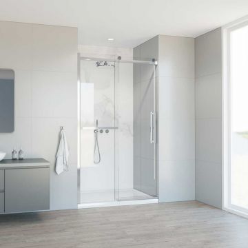 Душевая дверь Vincea (Винчея) Como Soft VDS-1CS150CL, 1500, хром, стекло прозрачное