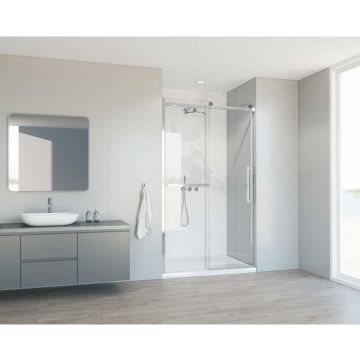 Душевая дверь Vincea (Винчея) Como Soft VDS-1CS150CL, 1500, хром, стекло прозрачное