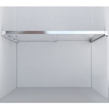 Душевая дверь Vincea (Винчея) Lugano VDS-1L150CLB-1, 1500, черный, стекло прозрачное