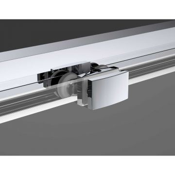 Душевая дверь Vincea Soft VDS-3SO140CLB, 1400, черный, стекло прозрачное
