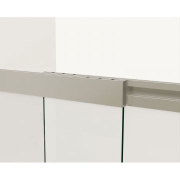 Душевая шторка на ванну Vincea (Винчея) VSB-1E100CLGM, 1000х1450, вороненая сталь, стекло прозрачное