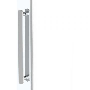 Душевой уголок Vincea (Винчея) Como Soft VSR-1CS1014CL, 1400х1000 мм (габариты площадки) хром, стекло прозрачное