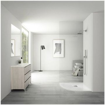 Поддон для душа Vincea из искусственного камня VST-4SQ1010W, 1000х1000х25, белый матовый