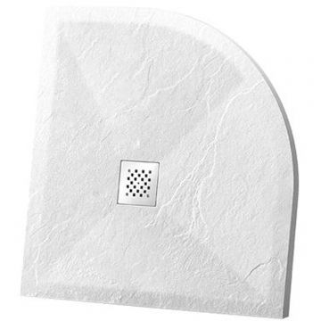 Поддон для душа Vincea (Винчея) из искусственного камня VST-4SQ9012W-L,1200х900х25, белый матовый, левый