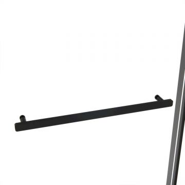 Душевой уголок Vincea (Винчея) Slim Soft VSR-1SS8015CLB, 1500х800 мм (габариты площадки) черный, стекло прозрачное