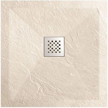 Поддон для душа из искусственного камня Vincea (Винчея) VST-4SR9090C, 900х900х25, бежевый