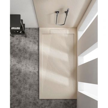 Поддон для душа из искусственного камня Vincea (Винчея) VST-4SRL9012C, 900х1200х25, бежевый
