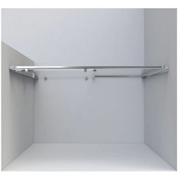 Душевая дверь Vincea Garda VDS-1G130CLB, 1300, черный, стекло прозрачное