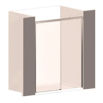 Душевая дверь Vincea Garda VDS-1G130CLB, 1300, черный, стекло прозрачное