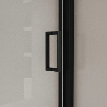 Душевая дверь Vincea City, 1500 мм,  черный, стекло прозрачное VDS-5CT150CLB