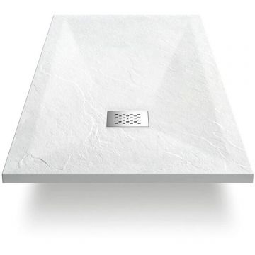 Поддон для душа Vincea из искусственного камня VST-4SR8011W, 1100х800х25, белый матовый