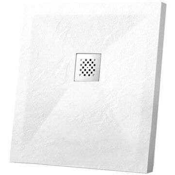 Поддон для душа Vincea (Винчея) из искусственного камня VST-4SR9011W, 1100х 900х25, белый матовый