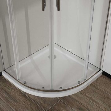 Душевой уголок Vincea City, 900х900 мм (габариты площадки),  хром, стекло прозрачное  VSQ-5CT900CL