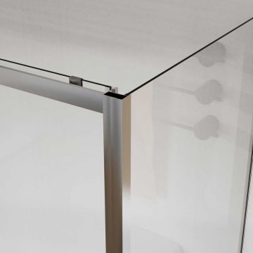 Душевой уголок Vincea (Винчея) City, 1100х900 мм (габариты площадки) , хром, стекло прозрачное VSR-5CT9011CL