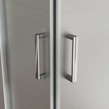 Душевой уголок Vincea (Винчея) City, 1000х900 мм (габариты площадки) , хром, стекло текстурное VSS-5CT9010MT