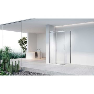 Душевой уголок Vincea (Винчея) Como-N, 1500х900 мм (габариты площадки) , хром, стекло прозрачное VSR-4CN9015CL