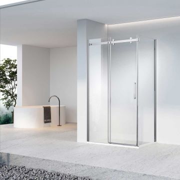 Душевой уголок Vincea (Винчея) Como-N, 1600х900 мм (габариты площадки) , хром, стекло прозрачное VSR-4CN9016CL