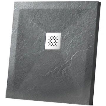 Поддон для душа Vincea (Винчея) из искусственного камня VST-4SR9090A, 900х900х25, антрацит