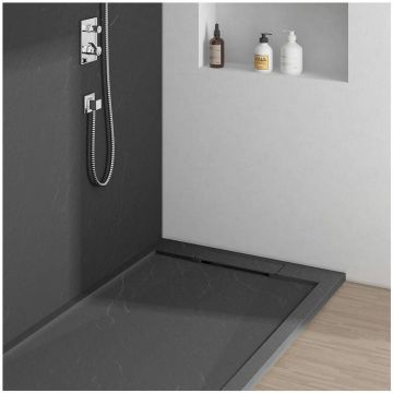 Поддон для душа Vincea из искусственного камня VST-4SRL9012A, 1200х900х25, антрацит