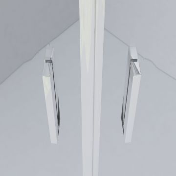 Душевой уголок Vincea (Винчея) Garda VSS-1G800CL, 800х800 мм (габариты площадки) хром, стекло прозрачное