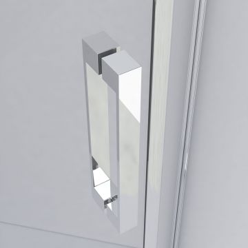 Душевой уголок Vincea (Винчея) Stresa VSP-1S900CL, 900х900 мм (габариты площадки) хром, стекло прозрачное