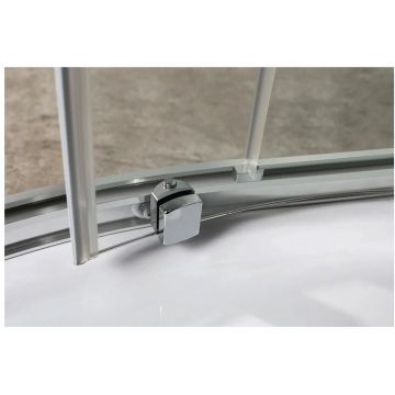 Душевой уголок Vincea (Винчея) Scala VSQ-2SC900CL, 900х900 мм (габариты площадки) хром, стекло прозрачное