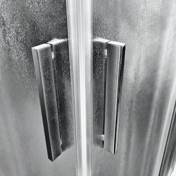 Душевой уголок Vincea (Винчея) Garda VSS-1G8090CH, 900х800 мм (габариты площадки) хром, стекло шиншилла