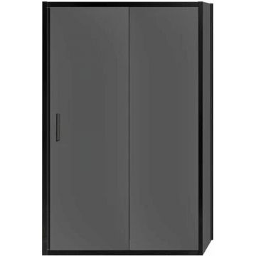 Душевой уголок Vincea (Винчея) Garda VSR-1G9012CGB, 1200х900 мм (габариты площадки) черный, стекло тонированное